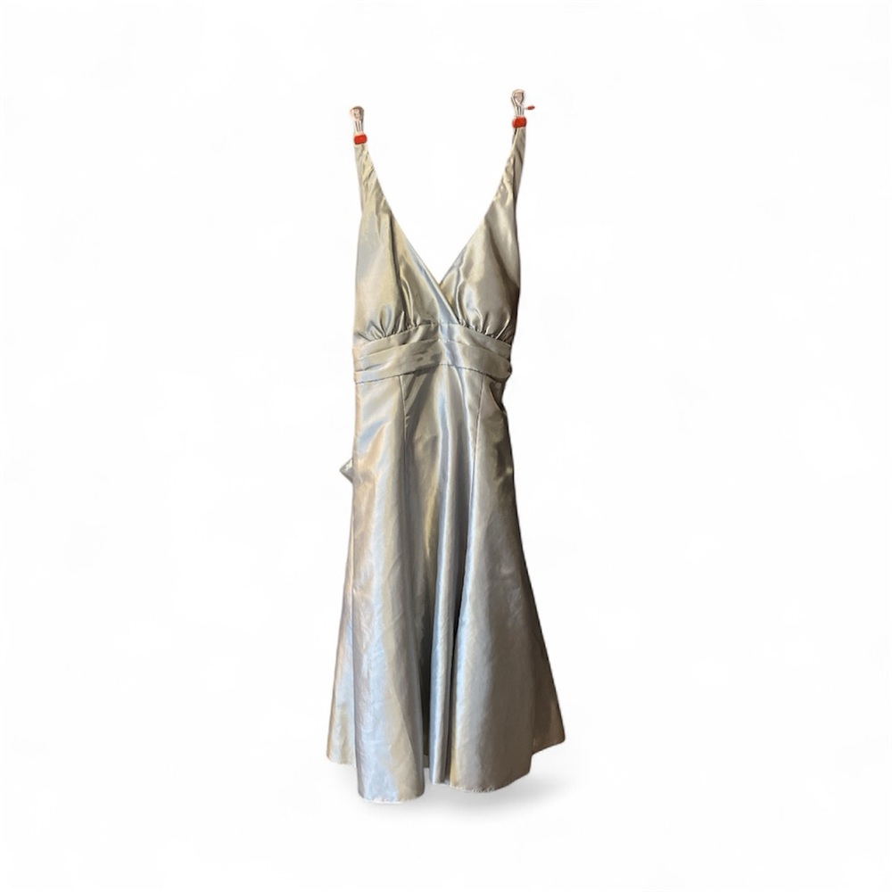 JIMMY LEE Elegant Silver Formal   Dress